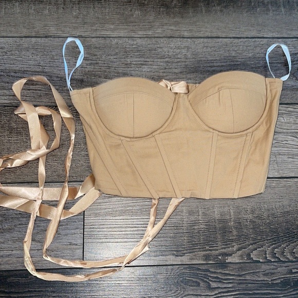 Shein light tan corset top - Picture 2 of 5